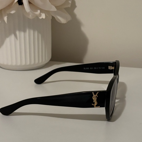 Saint Laurent Glossy Black Sunglasses – With Original Case main image 4